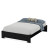 Flexible Collection Queen Plateform Bed Black Oak