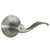 Accent Privacy Left Hand Lever - Antique Pewter
