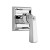 Town Square 1-Handle Diverter Valve Trim Kit in Polished Chrome with Metal Lever Handle (Valve Not Included)