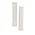 Oxford Mantel Legs CARB compliant MDF; White - Set of 2