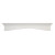 Oxford Mantel Shelf; White CARB Compliant MDF - 64 Inch