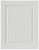 Thermo Door Lausanne 17 3/4 x 22 1/2 White