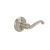 Satin Nickel Left Handed Flair Dummy Lever