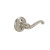 Satin Nickel Right Handed Flair Dummy Lever