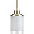 Alexa Collection Brushed Nickel 1-light Mini-Pendant