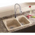 Silgranit; Natural Granite Composite Topmount Kitchen Sink; Biscotti