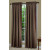 Shangri La Insulated Curtain; Brown - 50 Inches X 95 Inches