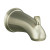 FortÃ© Sculpted Diverter Bath Spout in Vibrant Brushed Nickel