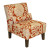 Armless Accent Chair in Athens Cinnebar