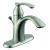 Edgewood 4 Inch Centerset Bath Faucet In Brushed Nickel