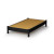 South Shore Sandbox Twin 39-inch bed Pure Black