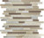 Aspen Linear Quartz Glass Mosaic