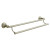 Devonshire 24 Inch Double Towel Bar in Vibrant Brushed Nickel