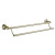Devonshire 24 Inch Double Towel Bar in Vibrant Brushed Bronze