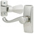 Storm Door Handle Set Brushed Chrome