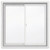 5000 SERIES Vinyl Double Sliding Window 48x47 featuring J Channel Brickmould