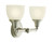 Devonshire Double Wall Sconce in Vibrant Brushed Nickel