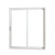 Sliding Patio Door with Low E-5 Foot Wide X 81 7/8 High-5 3/8 Inch Jamb Depth Left Hand Operation