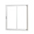 Sliding Patio Door with Low E-6 Foot Wide X 81 7/8 High-5 3/8 Inch Jamb Depth Left Hand Operation