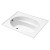 Windward 6 Foot Bath in White