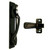 Deluxe Keyed Latch Back Plate Black