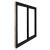 Double Sliding Patio Door - 6 Ft. / 72 In. x 80 In. Black