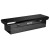 70  inch Cross Bed Tool Box; Full Size; Single Lid; Aluminum; Low Profile; Black
