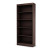 Freeport 5-Shelf Bookcase Chocolate