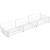 White Side-Mount Pantry Basket - 4 Inches Wide