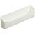 Polymer White Sink Front Tray with Shallow Depth - 11 Inches Wide