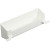 Polymer White Sink Front Tray With Stops - 12.375 Inches Wide