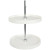 Full Round 2 Shelf Poly Lazy Susan - 18 Inches Diameter
