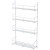 Door Mounted White Spice Rack Single Pack - 10.8125 Inches Wide