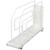 White Tray Divider Roll-Out - 6 Inches Wide