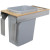 Single 35 Quart Bin Platinum Soft-Close Top-Mount Waste and Recycling Unit - 11.5 Inches Wide - Lid is not Included