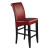 Red Finish 30 inches Parsons Barstool
