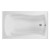 Mariposa 5 Foot Bath With Right-Hand Drain in White