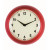 Retro 9 inch Red Wall Clock