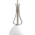 Rave Collection Brushed Nickel 1-light Mini-Pendant