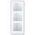 24X80 3 Lite Shaker French Door Primed With Joel Berman Designed Aqui Privacy Glass