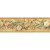 6.13 In. H Brown Earth Tone Floral Trail Border