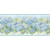 7.75 In. H Blue Pastel Hydrangea Border