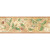 6.83 In. H Tan Floral and Berry Scroll Border