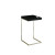Accent Table - Cappuccino With Chrome Metal