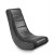 Black Adult Video Rocker with Black Mesh Racing Stripe