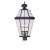 Providence 4 Light Bronze Incandescent Post Head with Clear Beveled Glass