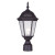 Providence 1 Light Bronze Incandescent Post Head with Clear Water Glass