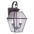 Providence 2 Light Bronze Incandescent Wall Lantern with Clear Beveled Glass