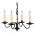 Providence 4 Light Black Incandescent Chandelier