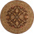 Brawley Chocolate Wool Round  - 8 Ft. Area Rug